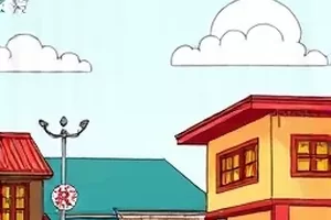 《霜落长街》封面，落霜的老街与紧闭的照相馆门脸